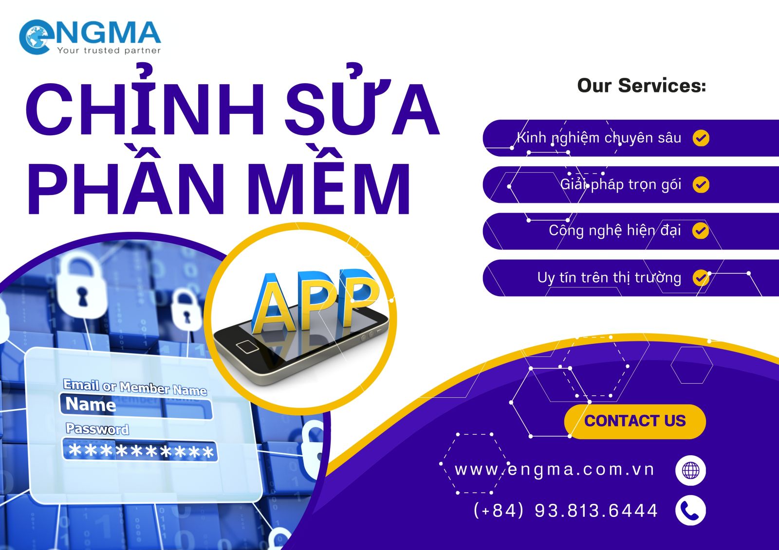 Chỉnh sửa phần mềm 