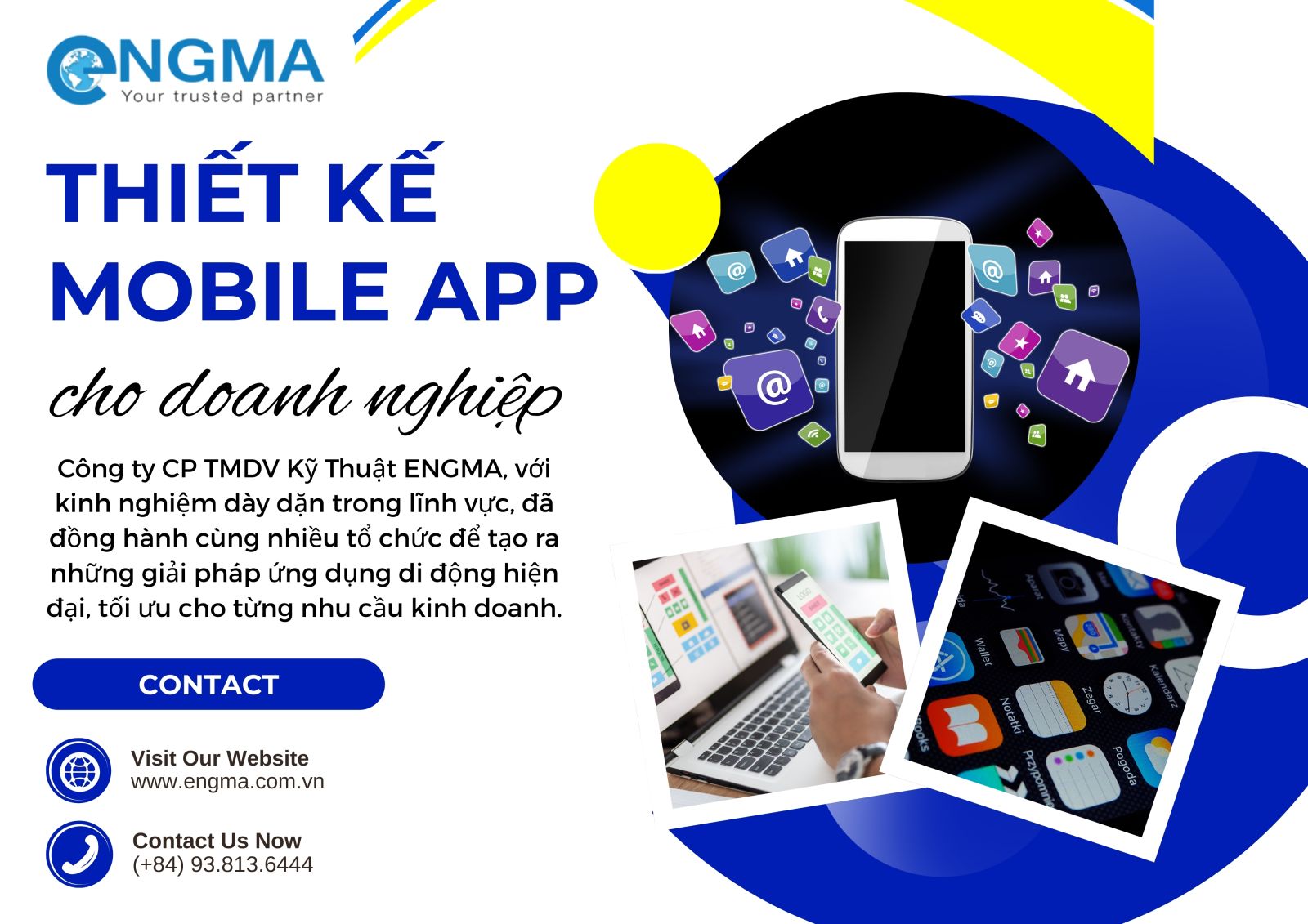 Dịch vụ thiết kế mobile app cho doanh nghiệp