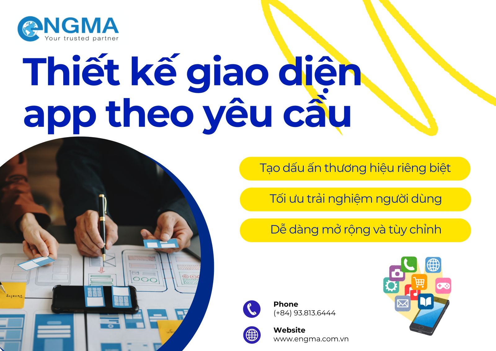 Thiết kế giao diện app theo yêu cầu