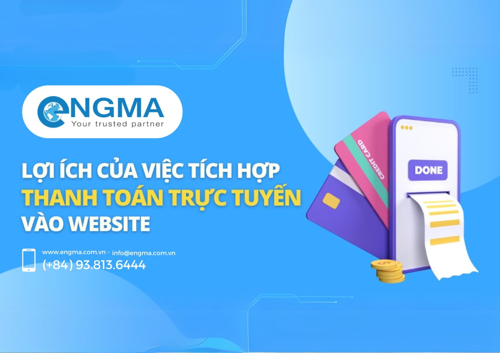 Lợi ích khi chọn ENGMA để tích hợp thanh toán online cho website